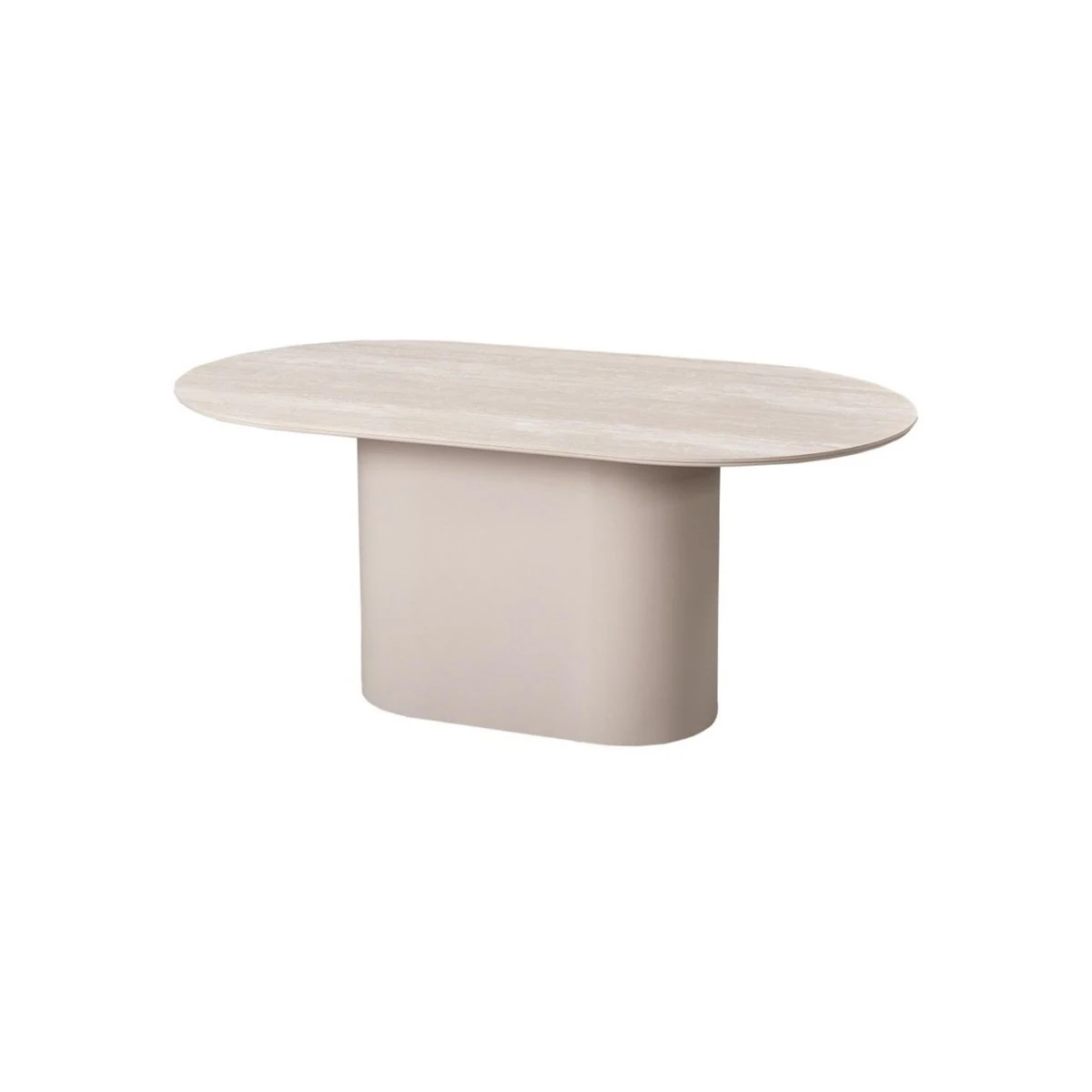 Isabella eettafel | Beige steen | 180 × 100 cm
