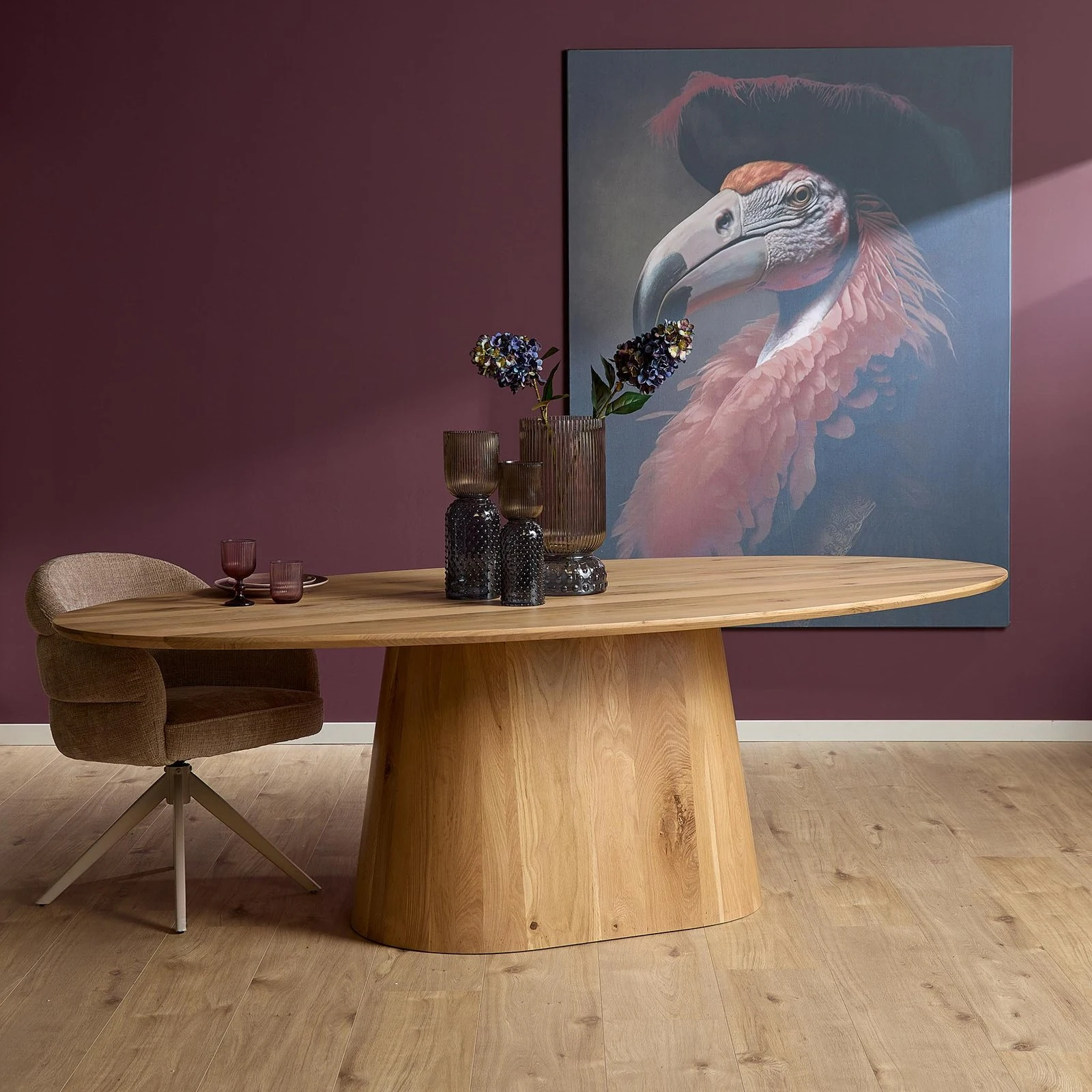 Riga eettafel | Naturel | 210 cm