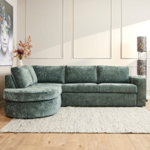 MySofa Alma | Divan Links + 2,5 zits | Green