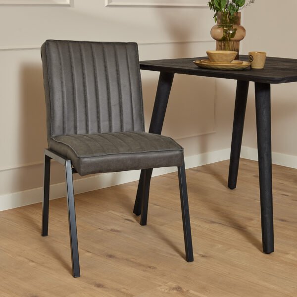 STF-0370.jpg Eetkamerstoel Tivoli Bull | Antraciet