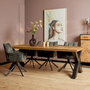 Eettafel Denver | 300 cm | Rechthoek | X-poot