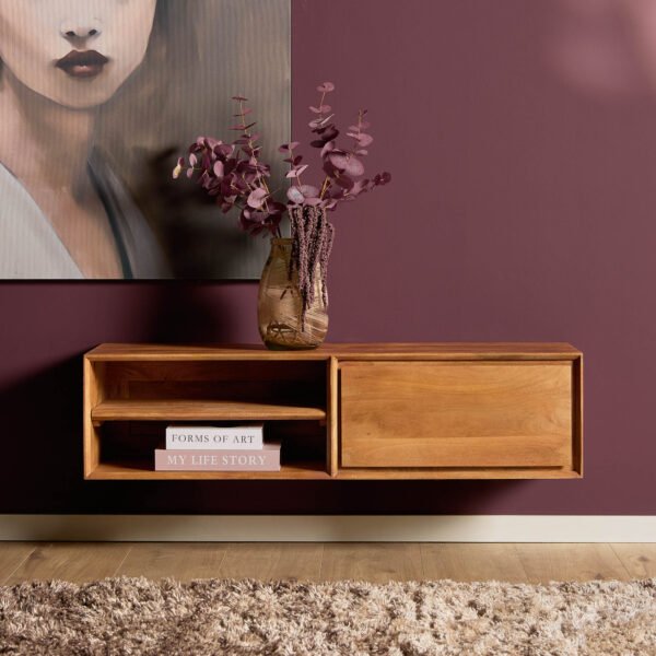 STF-1601-1-1.jpg Zwevend tv meubel Ambiance Naturel | 120 cm