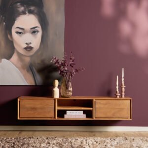 Zwevend tv meubel Ambiance Naturel | 160 cm