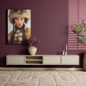 Zwevend tv meubel Ambiance Sand | 240 cm