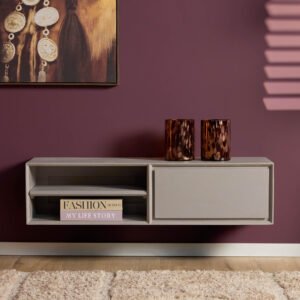 Zwevend tv meubel Ambiance Taupe | 120 cm