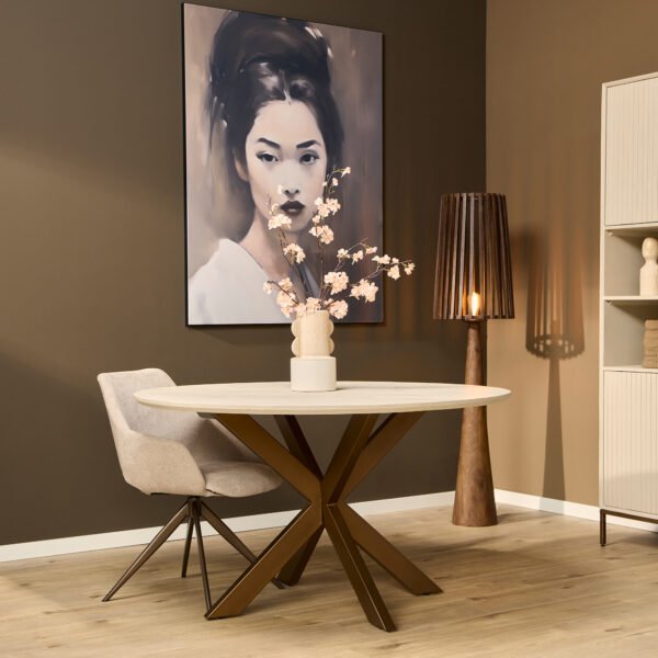 Eettafel Madison Sand | 130 cm