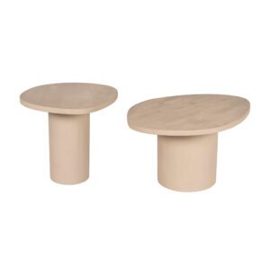 Salontafel Mirre | Sand | Set van 2