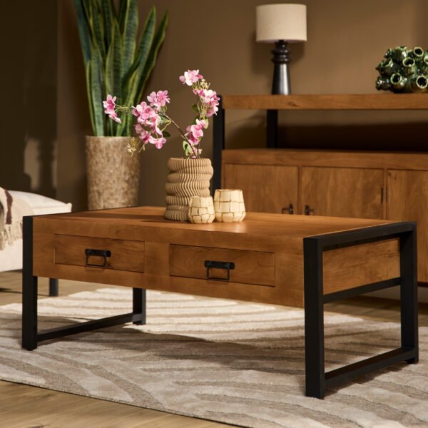 Salontafel Boaz | 120 cm | twee lades