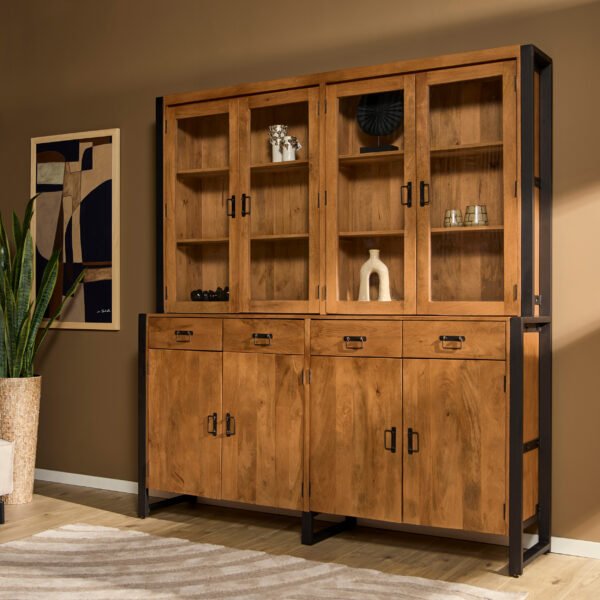 Vitrinekast Boaz XXL | 200 cm