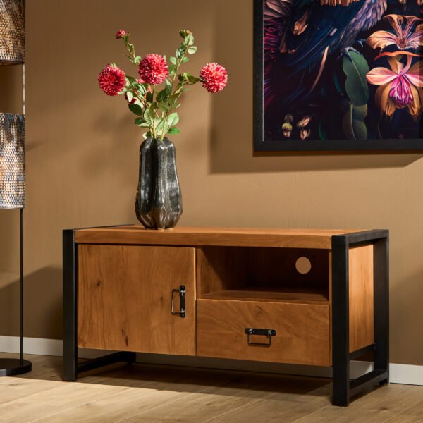 Tv meubel Boaz | 110 cm | met deur en open vak