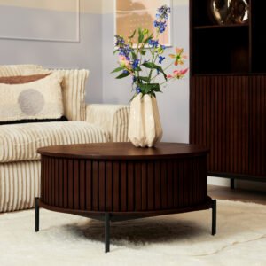 Salontafel Madison Brown | 80 cm | Rond