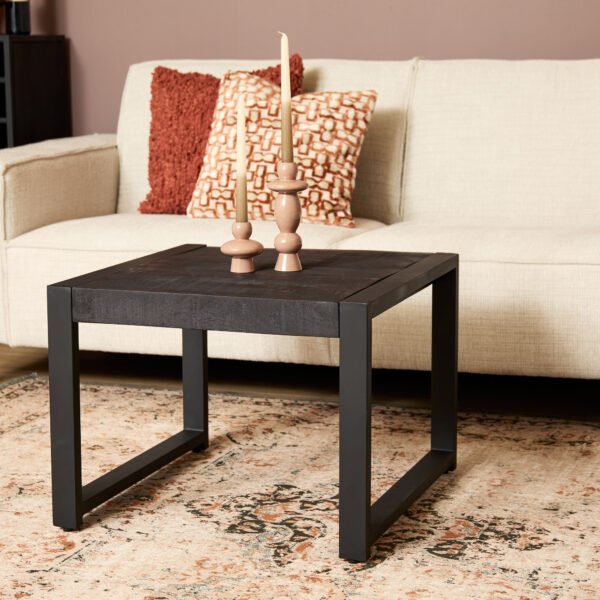 Bijzettafel Boaz Black | 60 cm