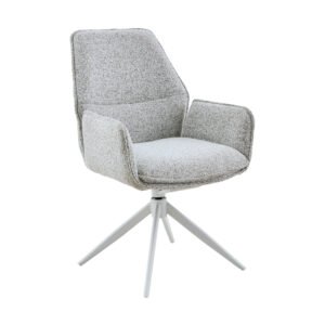 Eetkamerstoel Hera | Light Grey | Met armleuning