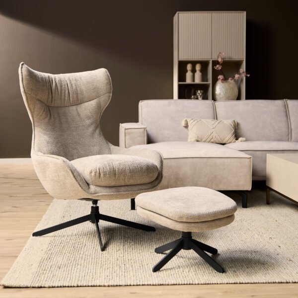 Fauteuil Olivia | Taupe