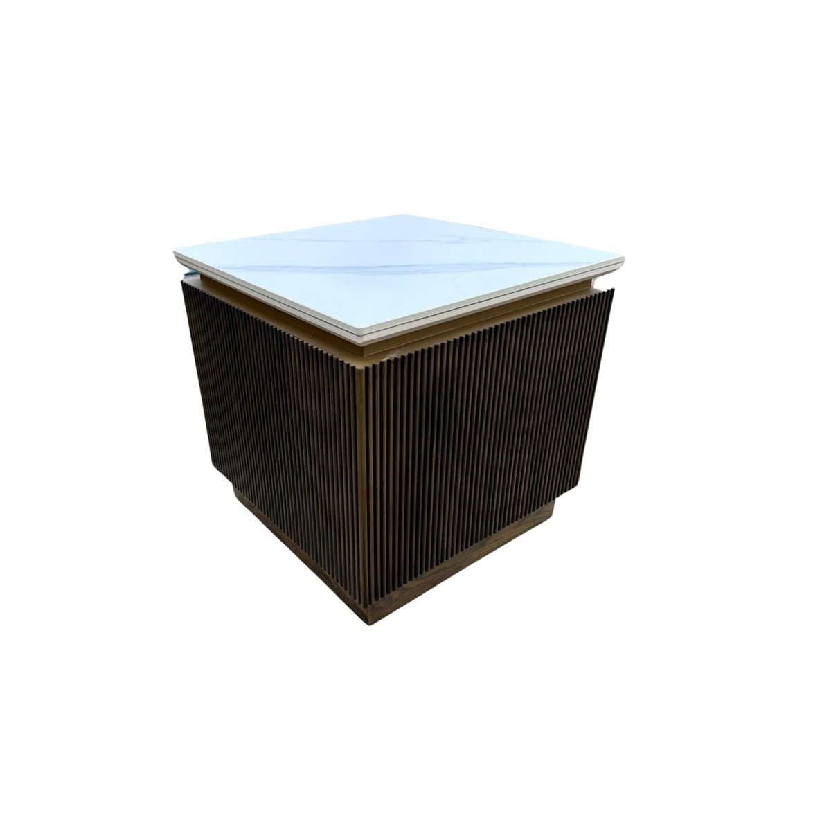 LOQUM ET BLACK GOLD 55X55X55 WHITE CERAMIC TOP