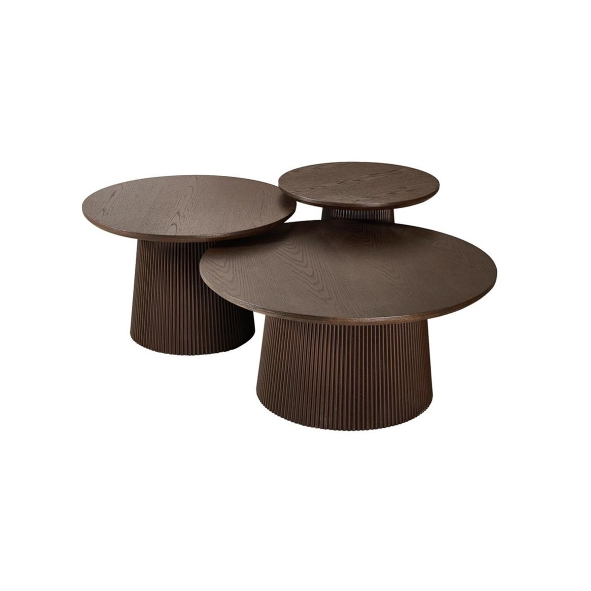 TAURUS 3/PIECES CT BROWN VENEER PLAIN 80/38|65/42|50/46