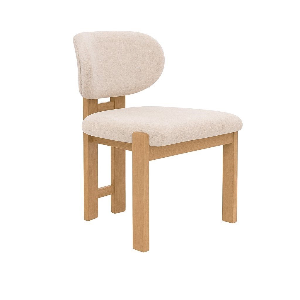 CHAIR DESIREY ZB-5685 L.BROWN LEGS TAUPE FY2415-6