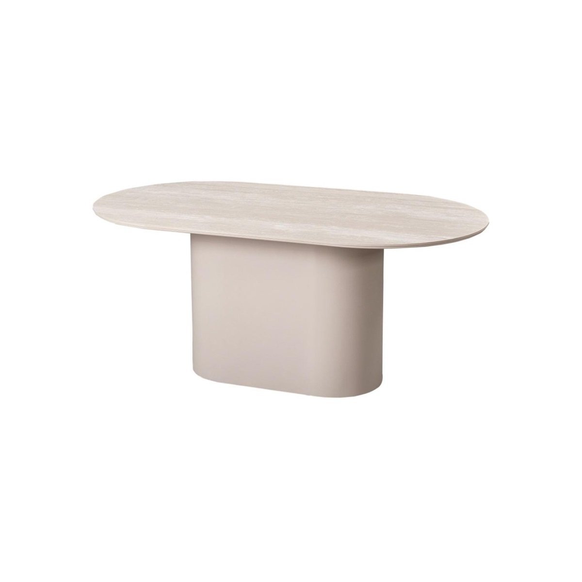 ISABELLA DT 180X100X77 BEIGE STONE TOP