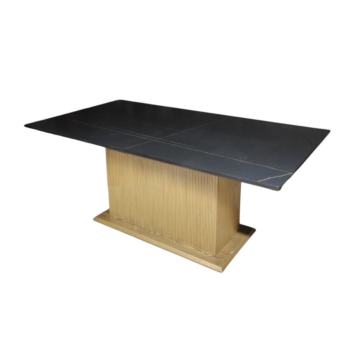 LOQUM DT 200X110 BLACK/GOLD CERAMIC TOP