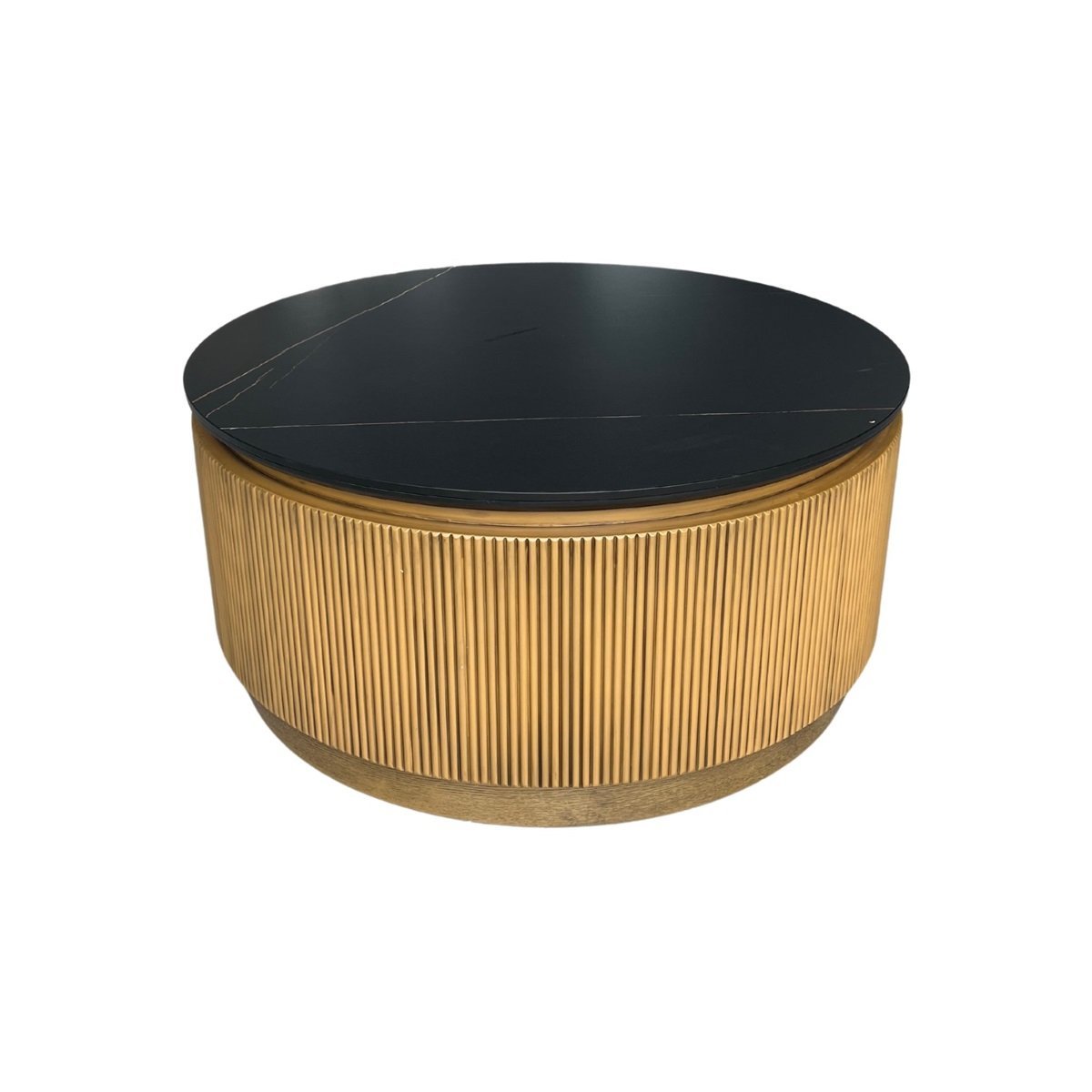 LOQUM CT 100X100 Ø BLACK CERAMIC TOP